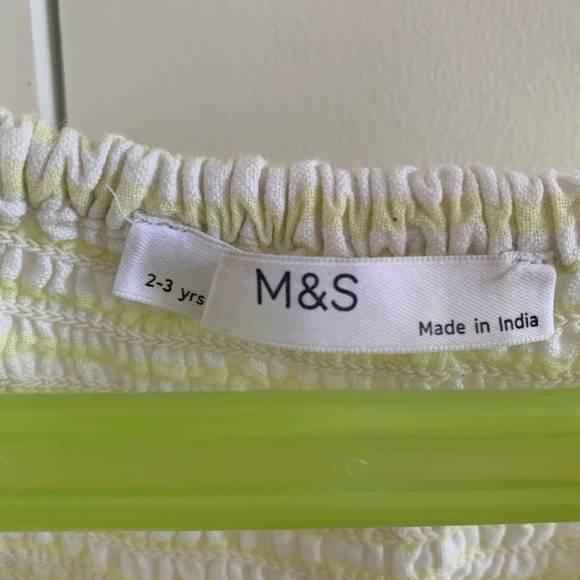 Marks and Spencer yellow strawberry dress - Picture 2 of 3